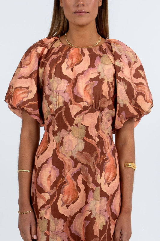 COMING SOON - Layne Midi Dress - Daydream Print