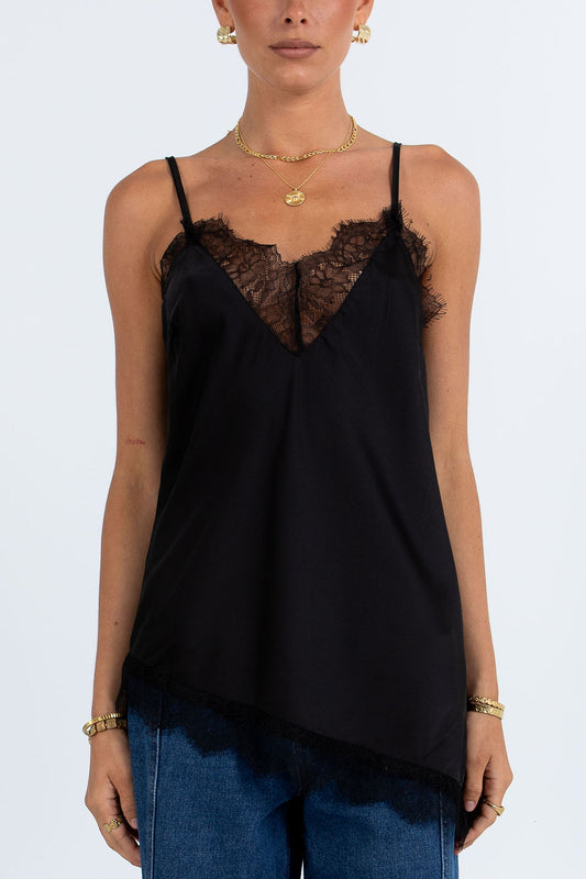 COMING SOON - Jessalyn Lace Top - Black