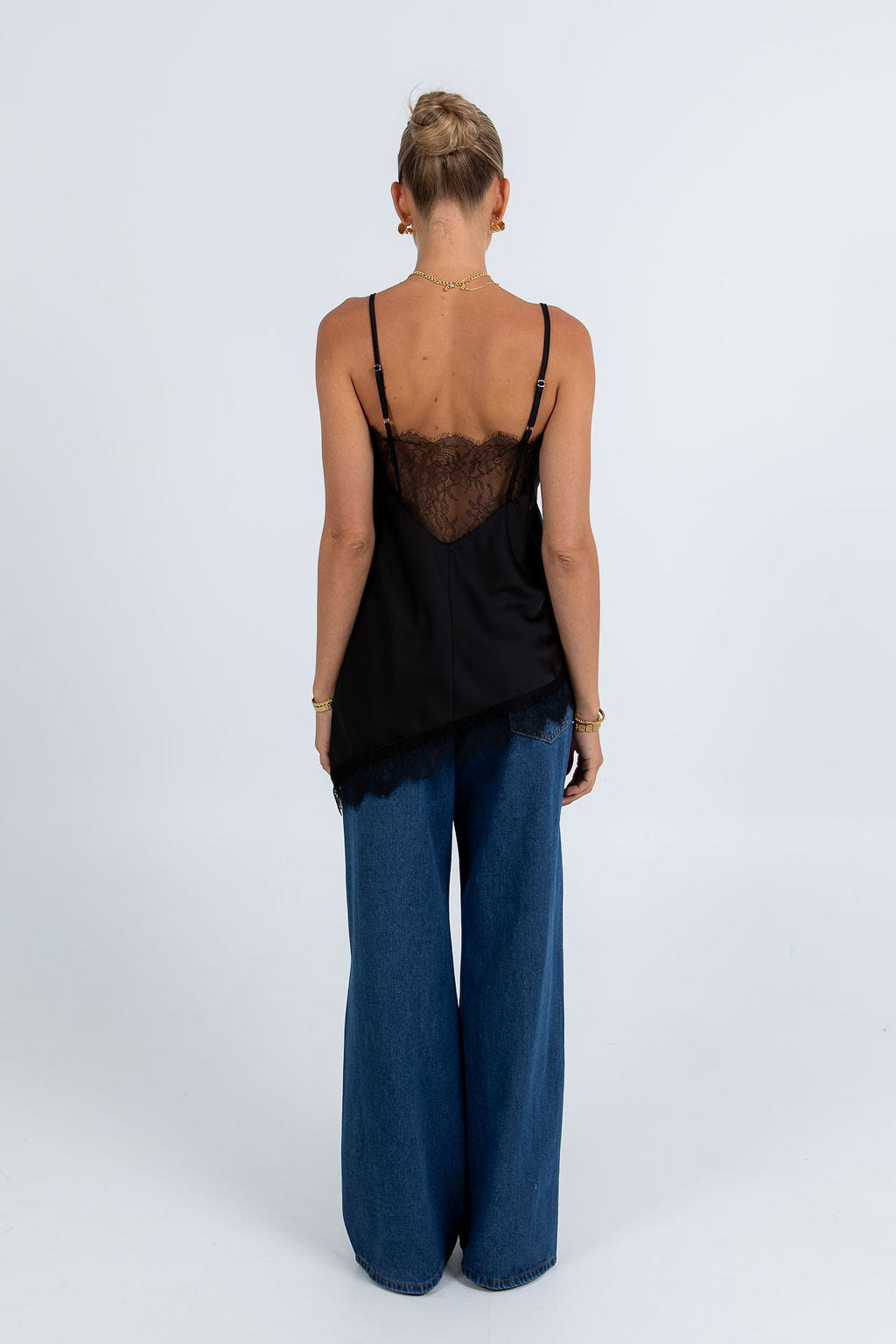 Jessalyn Lace Top Black