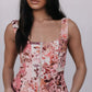 Finora Zip Top - Fleur Print