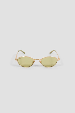 Promised Land Sunglasses Gold Olive