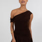 Xola Mini Dress - Chocolate Brown