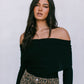Taylah Mini Skirt - Dark Leopard Print Denim