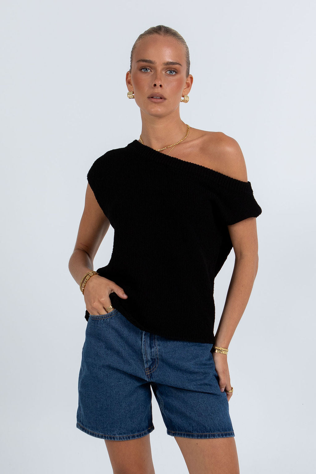 COMING SOON - Marley Knit Top - Black