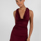 Flossie Mini Dress - Burgundy