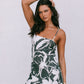 Isola Dress - Natural/Charcoal Floral