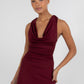 Flossie Mini Dress - Burgundy