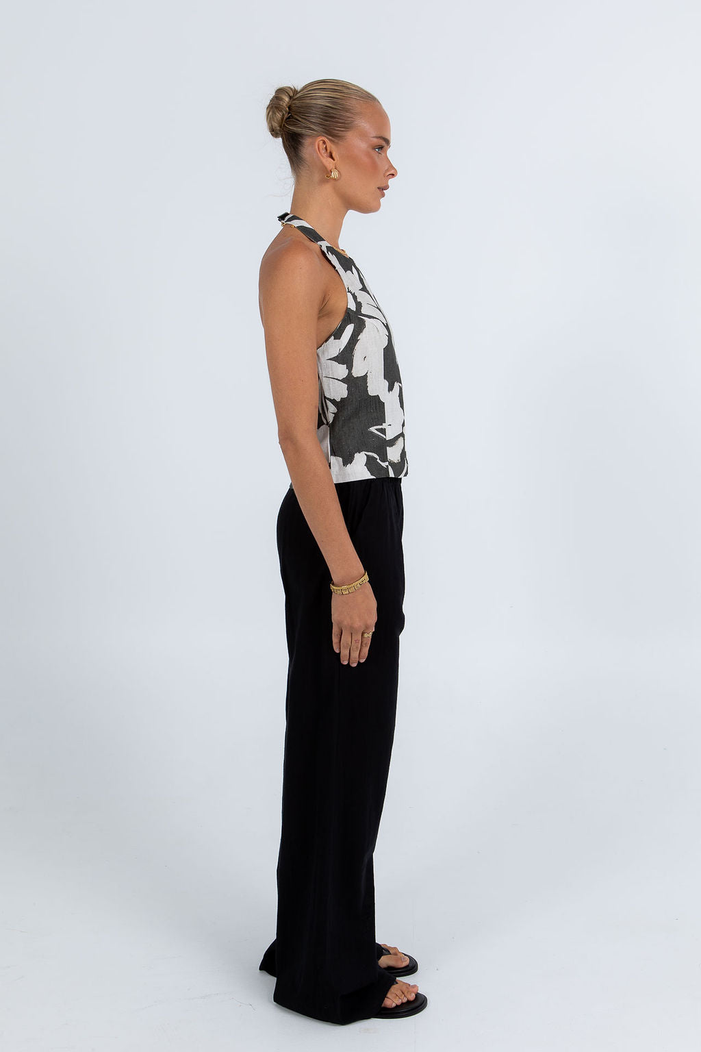 Fresco Halter Top Florique Print