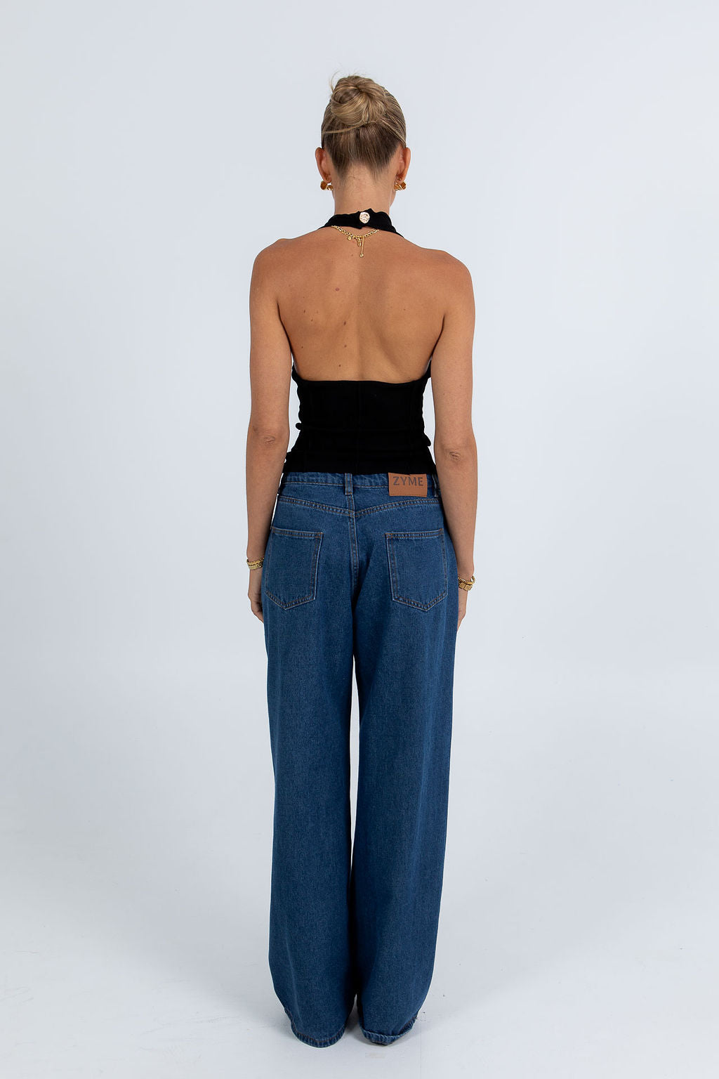 Jove Halter Top Black