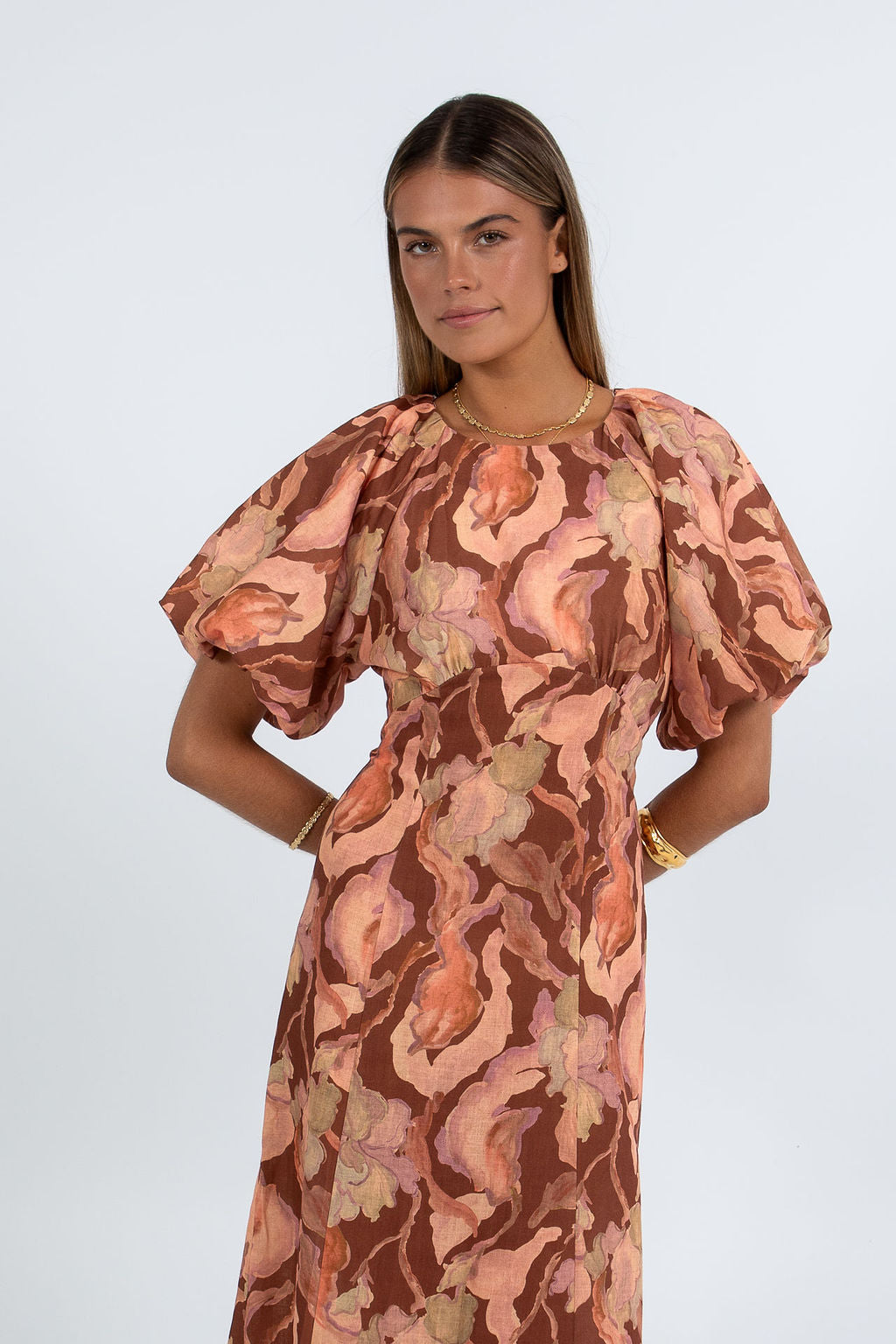 COMING SOON - Layne Midi Dress - Daydream Print