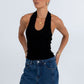 COMING SOON - Jove Halter Top - Black