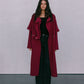 Sarah Trench Coat - Burgundy