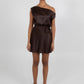 Jae Mini Dress - Chocolate Brown