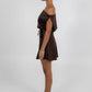 Jae Mini Dress - Chocolate Brown
