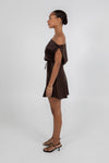 Jae Mini Dress - Chocolate Brown