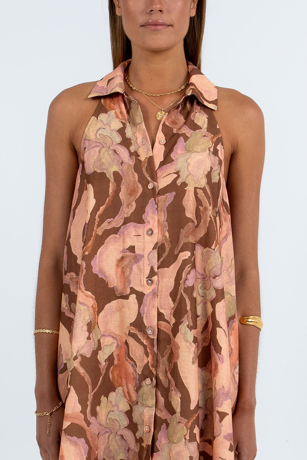 COMING SOON - Xali Swing Mini Dress - Daydream Print