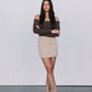 Kahlea Off-Shoulder Bodysuit - Chocolate Brown Knit