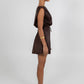 Jae Mini Dress - Chocolate Brown