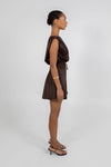 Jae Mini Dress - Chocolate Brown