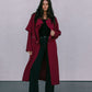 Sarah Trench Coat - Burgundy