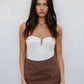 Basilio Skirt - Chocolate