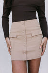 Kahlea Off-Shoulder Bodysuit - Chocolate Brown Knit
