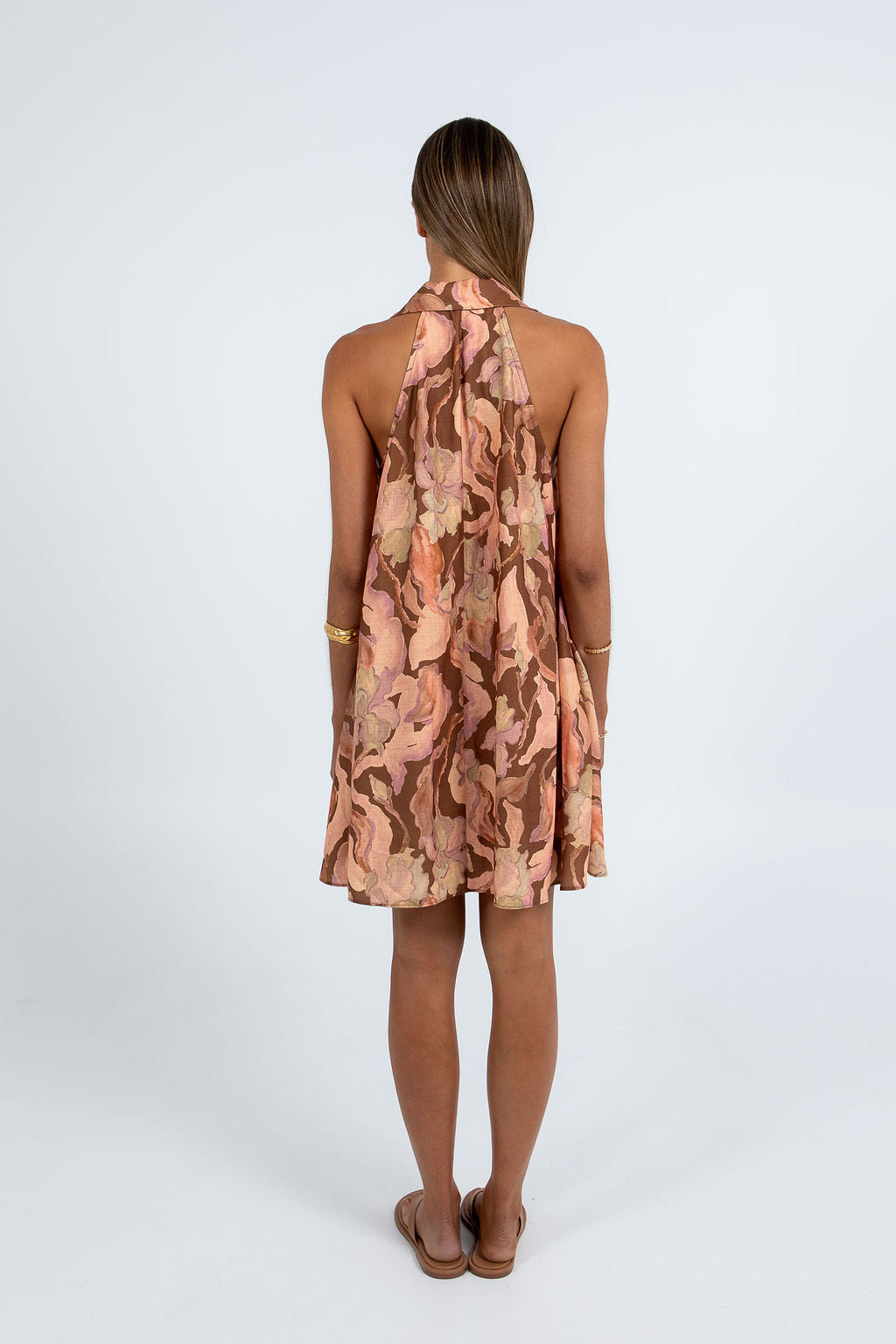COMING SOON - Xali Swing Mini Dress - Daydream Print