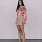 Haider Mini Skirt - Beige
