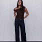 Qatie Top - Espresso Brown