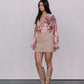 Haider Mini Skirt - Beige