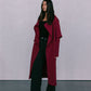Sarah Trench Coat - Burgundy