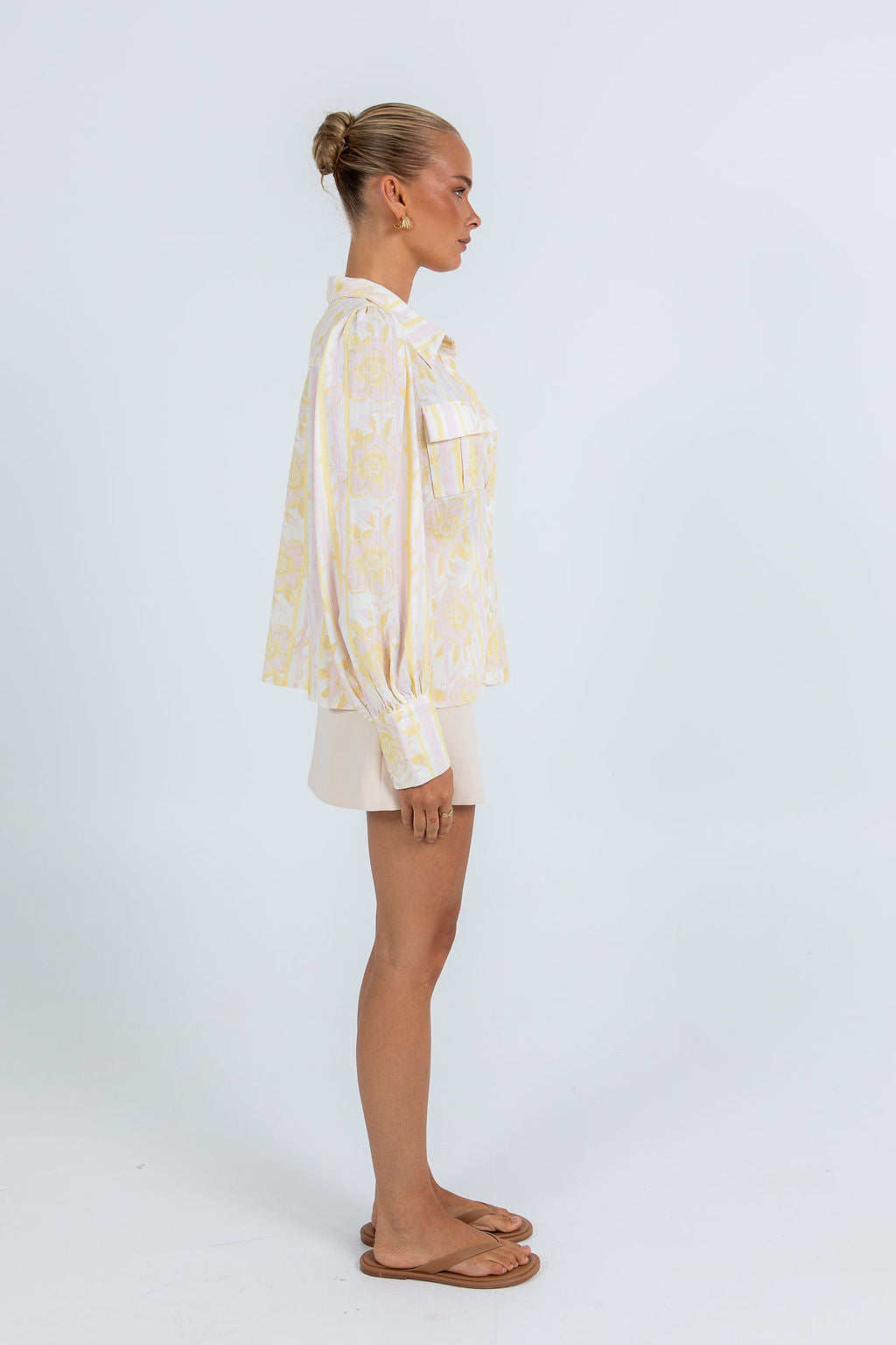 Bailee Shirt Lemon Floral