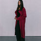 Sarah Trench Coat - Burgundy