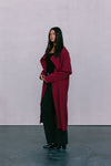 Sarah Trench Coat - Burgundy