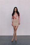 Haider Mini Skirt - Beige