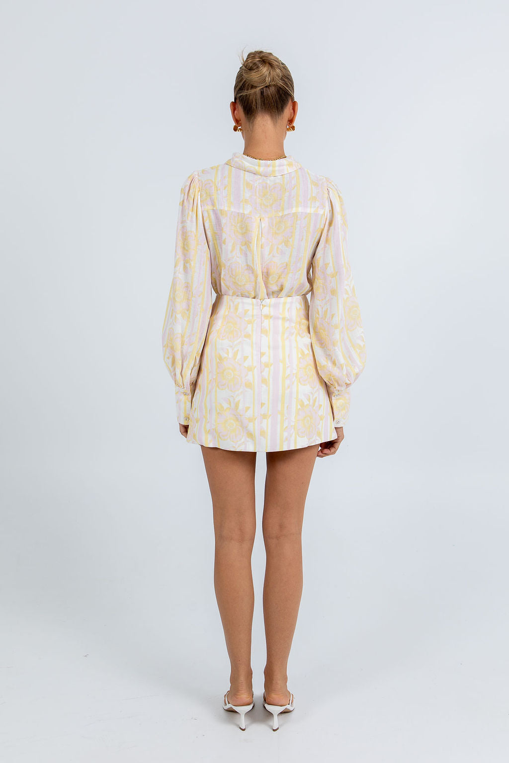 Urissa Mini Skirt Lemon Floral