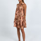 COMING SOON - Xali Swing Mini Dress - Daydream Print