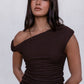 Qatie Top - Espresso Brown