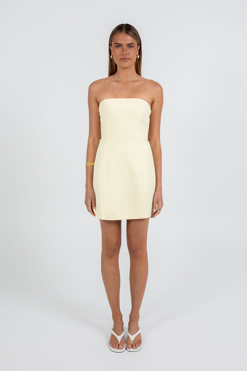 Ciana Mini Dress - Lemon