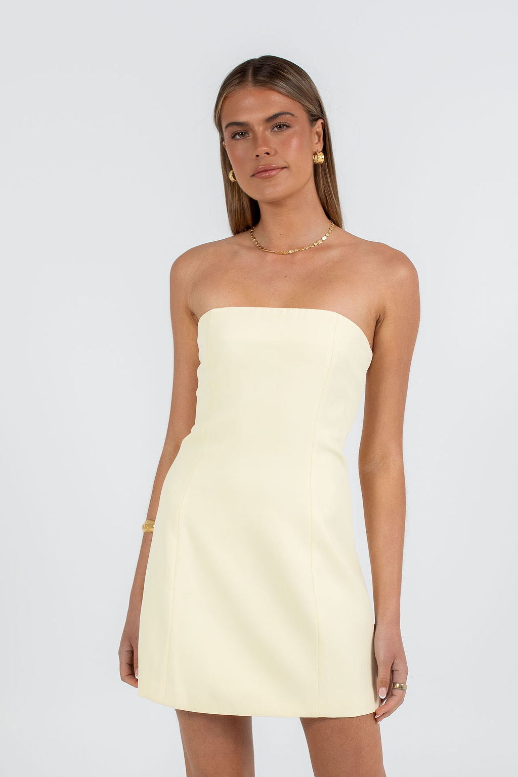 Ciana Mini Dress - Lemon