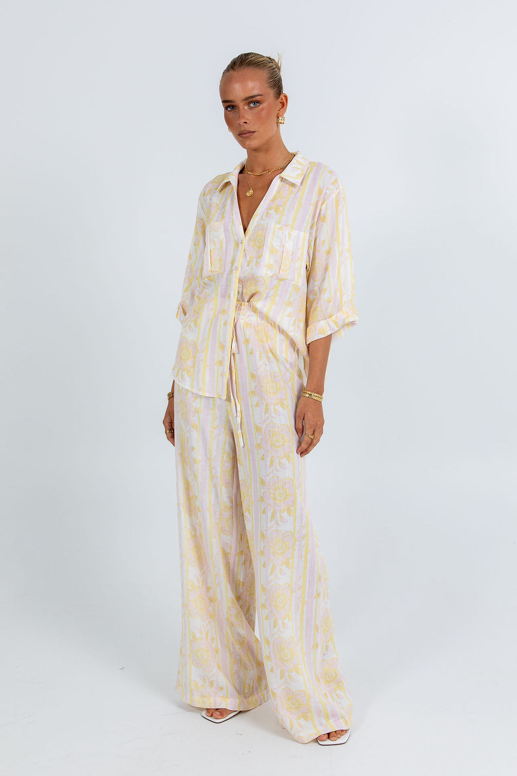 Delia Set Lemon Floral