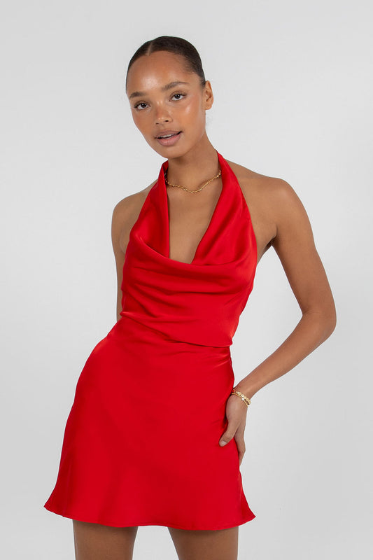 True Mini Dress - Red