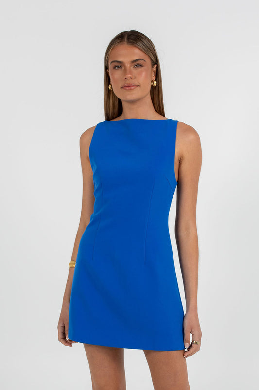 Natalia Mini Dress - Cobalt Blue