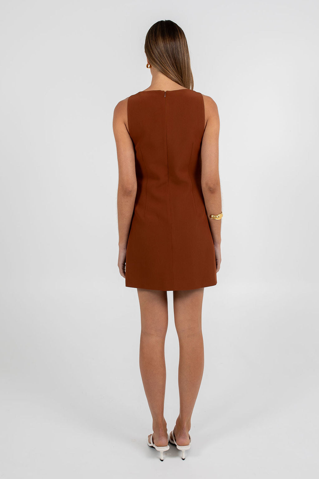 Natalia Mini Dress Brown