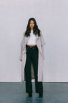 Sarah Trench Coat - Stone Grey