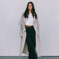 Sarah Trench Coat - Stone Grey