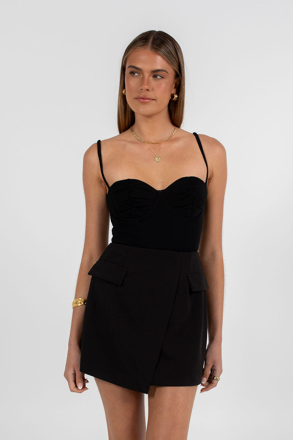 Pip Bodysuit - Black Mesh