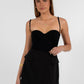 Pip Bodysuit - Black Mesh