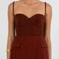 Pip Bodysuit - Chocolate Brown Mesh