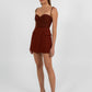 Pip Bodysuit - Chocolate Brown Mesh